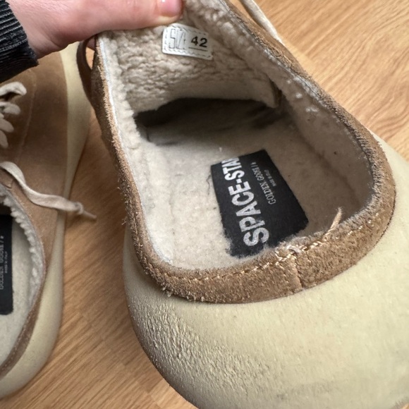 GOLDEN GOOSE Men's Space-Star Sabots Suede Perforated Star Size 42 - Picture 8 of 12